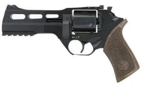 Chiappa RhiFALSE 50 SAR Single Action Revolver 9mm Luger 5" Barrel 6 Rounds Aluminum Alloy Frame Wood G