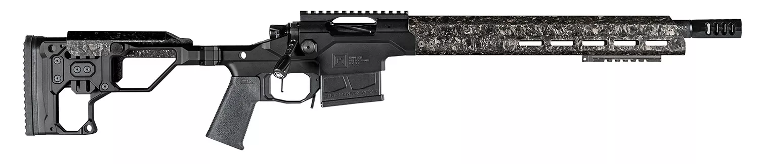 Christensen Arms 8010301500 Modern Precision223 Rem 20″ Threaded Carbon Fiber Barrel 5+1, Black Nitride Finish, Black Anodized with Folding Stock, Polymer Grip