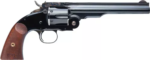 Cimarron No.3 Schofield 38SPL – 7″ Fs Blued Walnut