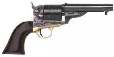 Cimarron Open Top Navy 38 Colt/Special 4.75" Barrel Case Hardened Standard Blued Finish Revolver Md: CA9004