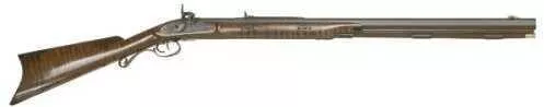 Cimarron Santa Fe Hawken 50 Caliber 30" Octagon Barrel Case Hardened Frame Rust Brown Color Finish Maple Stock Black Powder Muzzleoader Rifle SH801