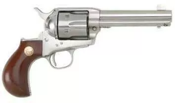 Cimarron Thunderer Revolver 357 Magnum 4.75" Barrel Walnut Smooth Grip Stainless Steel Frame Finish Pistol CA4509