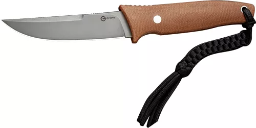 CIVIVI KNIFE TAMASHII 4.07″ – BROWN CANVAS/GRAY POLISHED D2