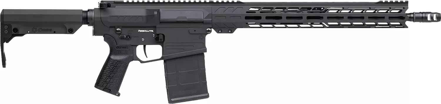 CMMG 33A590C-AB Resolute MK3 8.6 Blackout 20rd 16.10″ Black Nitride 7075-T6 Aluminum Receiver 15″ M-LOK Handguard CMMG Zeroed Grip