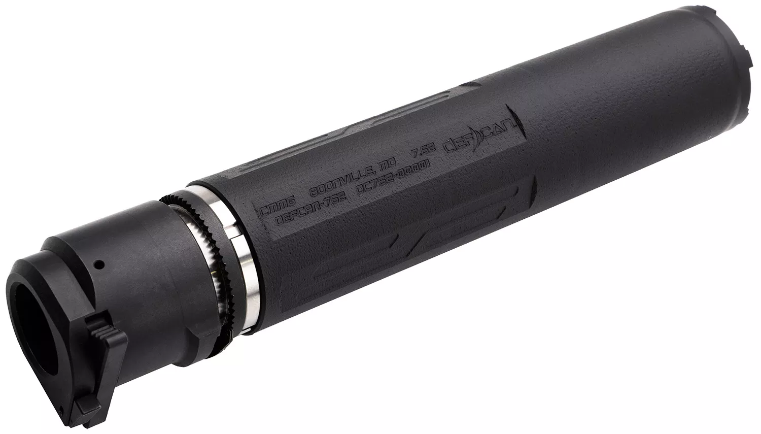 CMMG 38CA48B DefCan 3 7.62mm .308 Win, 8.50″ L Black Steel, 5/8″-24 tpi Zeroed SVD Muzzle Brake