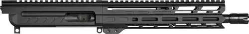 CMMG 99B80E4AB Dissent9mm Luger 10.50″, Left Side Charging Handle, Armor Black, Zeroed Linear Comp, 9.60″ M-LOK Handguard, Picatinny End Plate, Fits AR-Platform