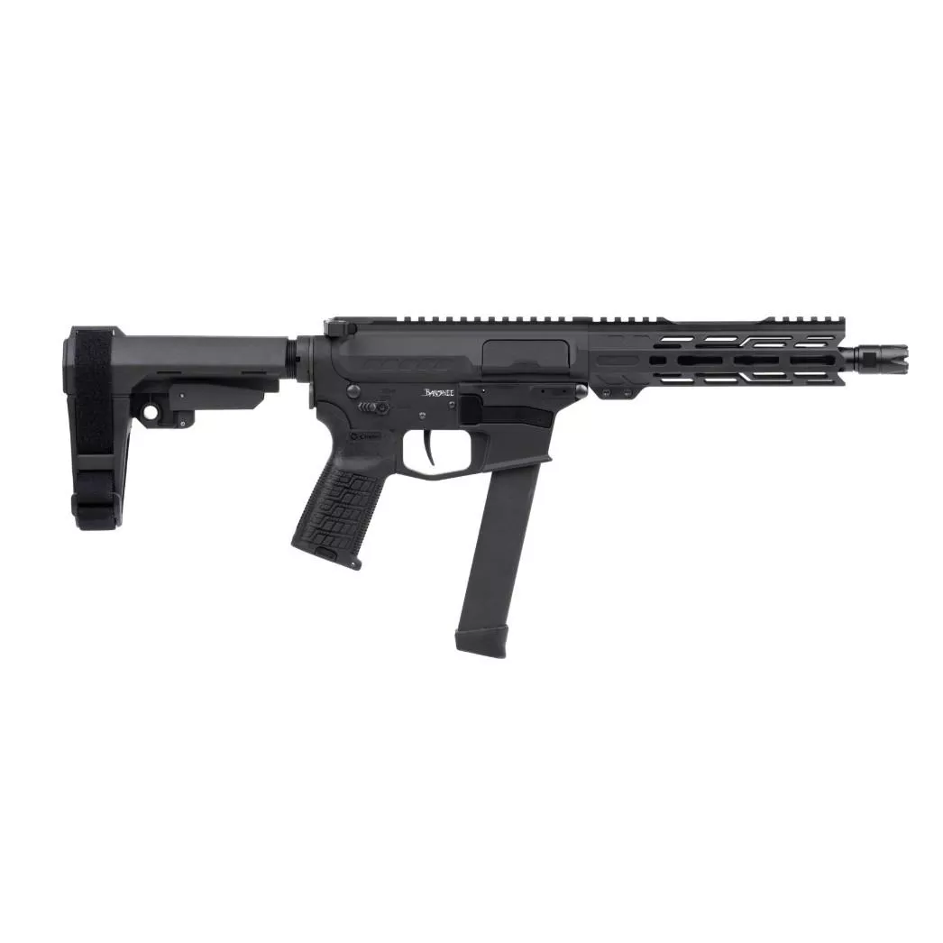 CMMG Banshee MKGs Fixed Ejector Handgun 9mm Luger 33rd Magazine 8″ Barrel RipBrace Armor Black