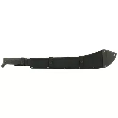Cold Steel Bolo Machete | 23.5″ Machete | Plain Edge | 1055 Carbon/Black | Polypropylene/Black | CS-97LBMS