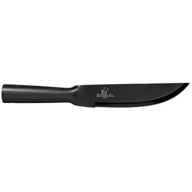 Cold Steel Bushman | Fixed Blade Knife | Black | Plain Edge | Bowie | 7″ Blade | SK-5 High Carbon | Black Handle | Includes Secure-Ex Sheath with Ferrocerium Fire Steel | CS-95BUSK