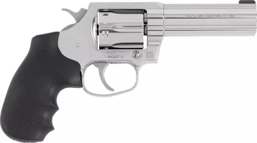 COLT COBRA 38SPL+P FS 4″ 6RD – STAINLESS RUBBER GRIPS