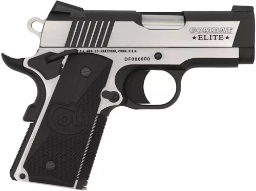COLT COMBAT ELITE DEFENDER 9MM – 3″ 7RD TWO TONE