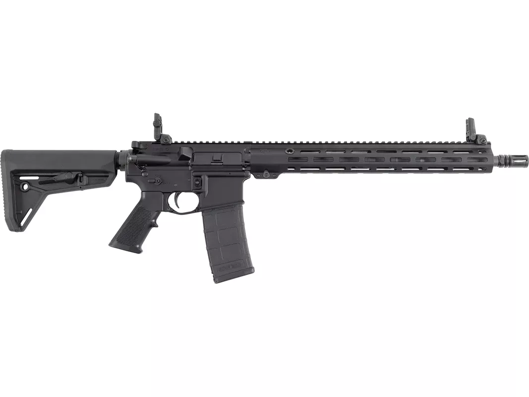 Colt EPR Gen II Semi Automatic Rifle 5.56x45mm NATO 16.1″ Black Threaded Barrel Anodized Black Frame Black Pistol Grip