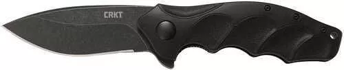Columbia River K221KKP Foresight Assisted 3.53" Folding Modified Drop Point Plain Black Stonewashed Knife