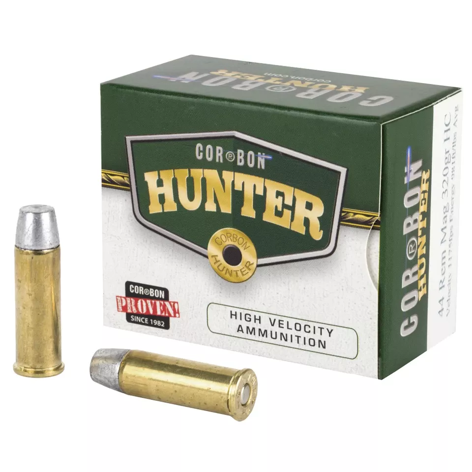 CORBON 44 Magnum 320 Grain Hunter Hard Cast 20 Rounds/500 Rounds