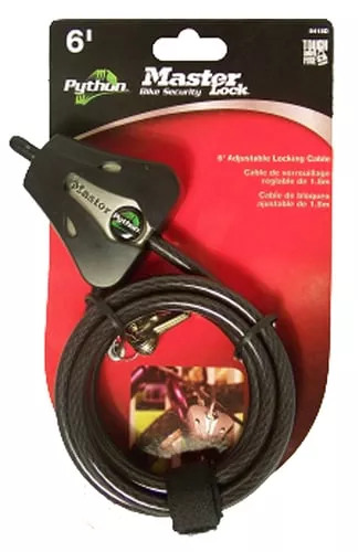 Covert Scouting Cameras 2168 Master Lock Python Security Cable Fits Covert Bear/Security Safes 6 Long Black