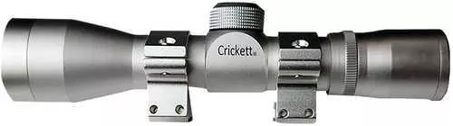 Crickett KSA054S Compact Silver 4X32mm, Includes Rings