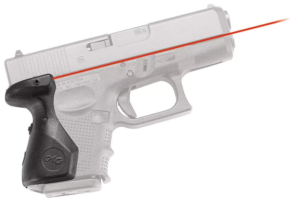 Crimson Trace 0132501 LasergripsCompatible w/ Glock Gen4 25/27/33, Red Laser Black Polymer