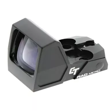 Crimson Trace Corporation RAD Micro | Green Dot | Compact Open Reflex Sight | Black | 5 MOA | 01-3000018