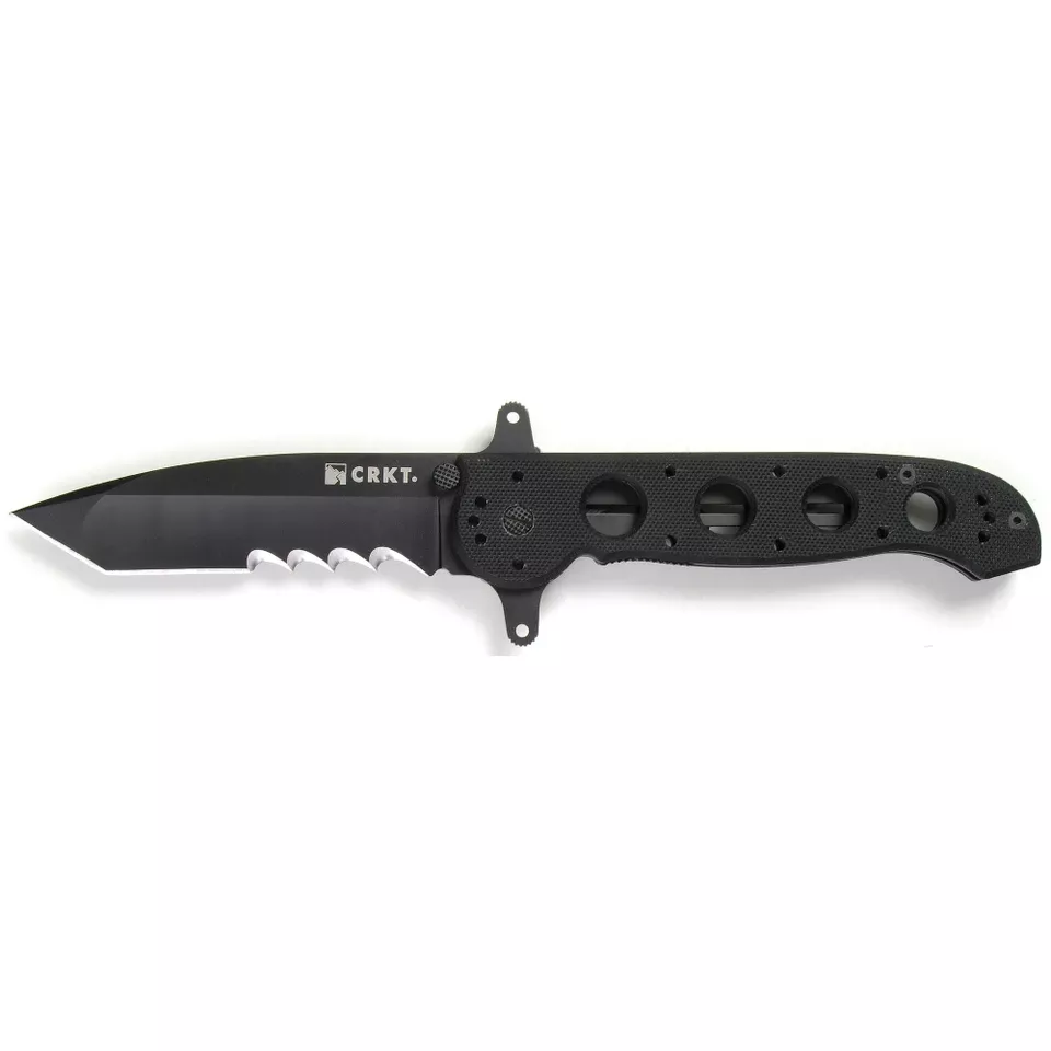CRKT M16-14SFG Black Combo Tanto Knife 3.875" Blade