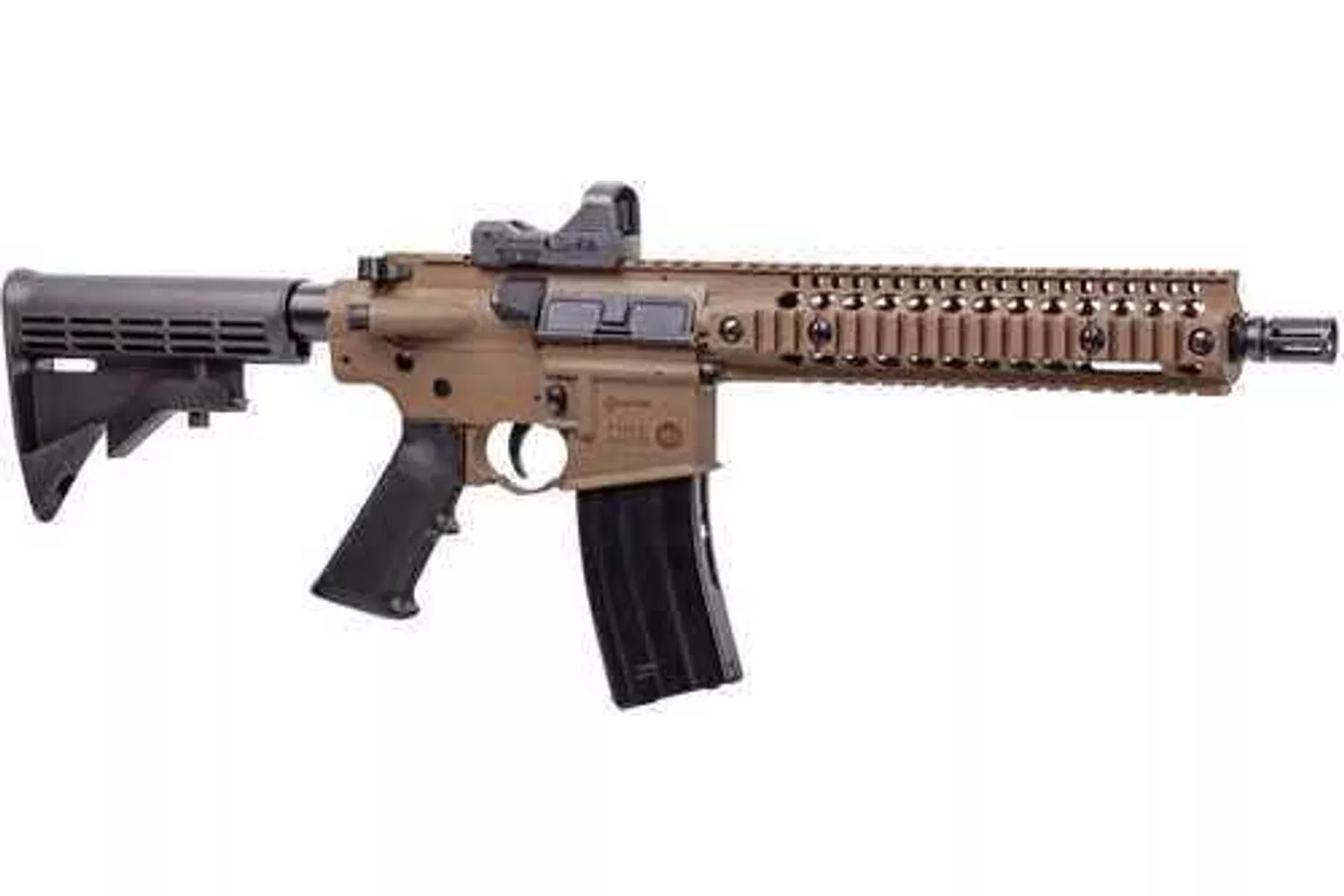 Crosman CFAR1X Full Auto R1 BB Air Rifle Co2 177 BB 25Rd Flat Dark Earth Black 6 Position Stock