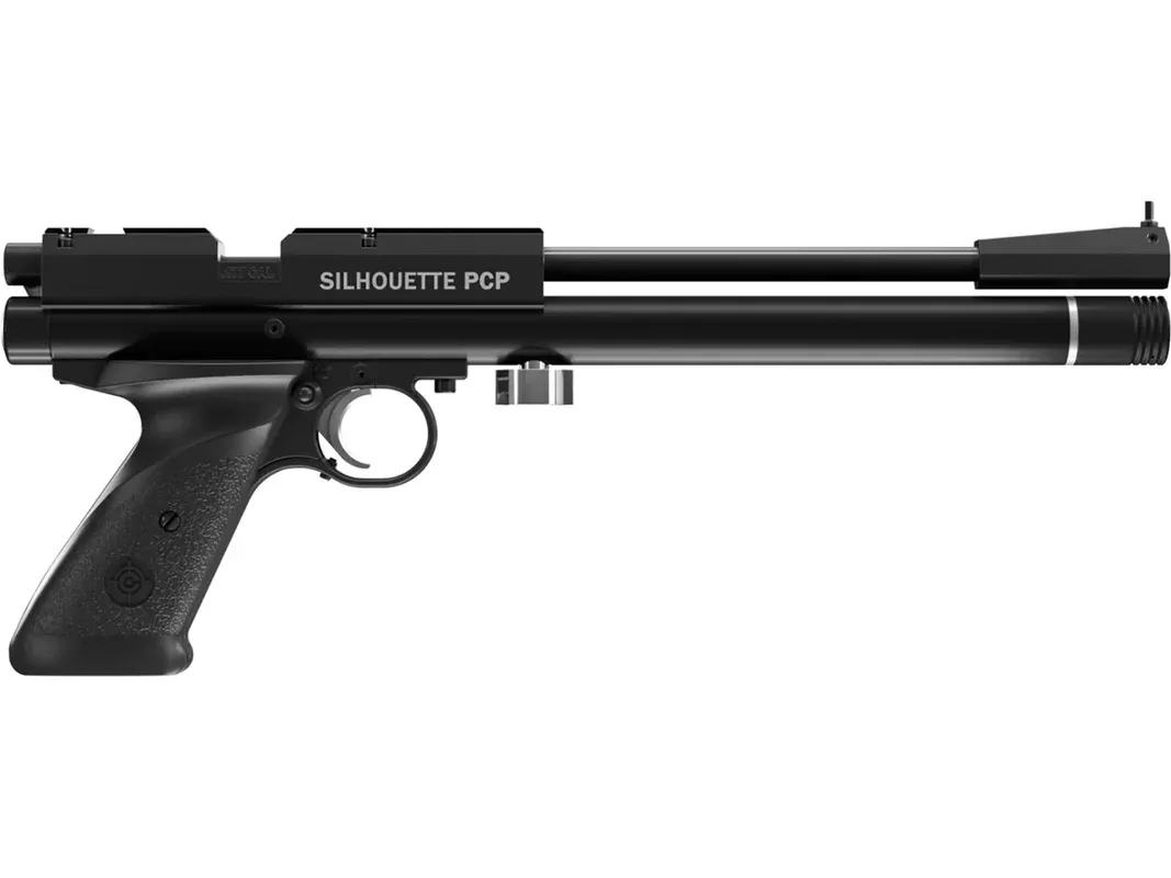 Crosman Silhouette Competition PCP 177 Caliber Pellet Air Pistol Black