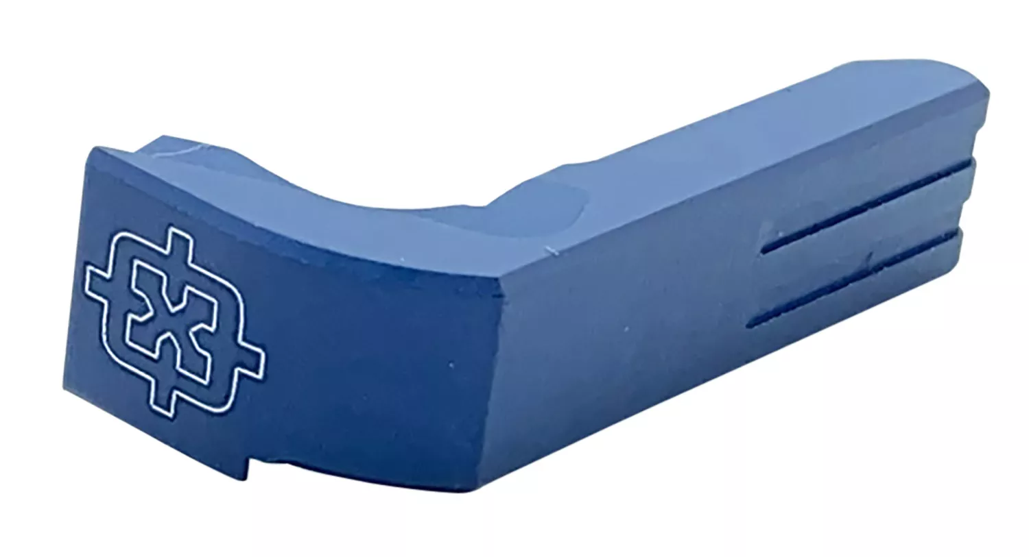 Cross Armory CRGMCBL Mag CatchExtended Compatible w/Glock Gen1-3/P80 Blue Anodized Aluminum