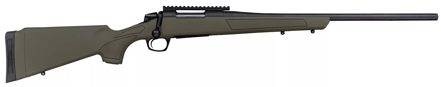 CVA CR3904G Cascade30-06 Springfield 4+1 24″ Black Cerakote Steel Threaded Barrel, Black Cerakote Receiver, OD Green Synthetic Stock