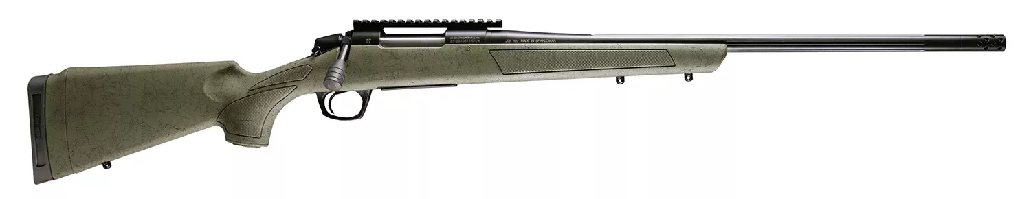 CVA CR3989G Cascade XT 6.5 PRC 2+1 24″ Graphite Black Cerakote Fluted Threaded Barrel, Graphite Black Cerakote Picatinny Rail, Fixed OD Green w/Black Webbing Synthetic Stock, Right Hand