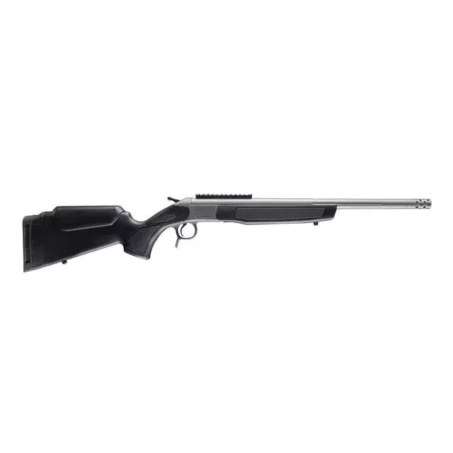 CVA Scout TD Single Shot Rifle .350 Legend 20″ Threaded Stainless Barrel Black Stock 0 MOA Pic Rail