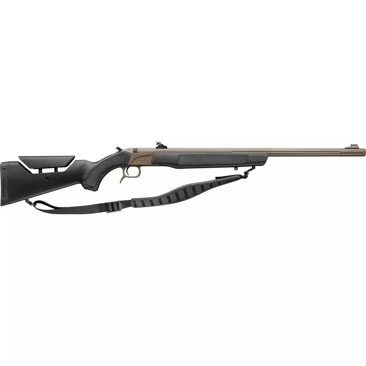 CVAAccura LR-X Muzzleloader 50 cal 30″ Threaded 3/4×24 Cerakote FDE/Nitride Black