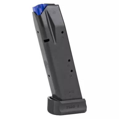 CZ Magazine, 9MM, 19 Rounds, Fits CZ75 SP-01, Blued Finish, 9MM ONLY (magazine body is marked 9mm/.40 on opposing sides)