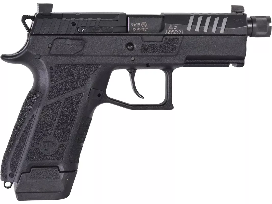 CZ P-09 C Nocturne Suppressor Ready 9mm Luger Pistol 4.5″ Threaded Barrel 17+1 Round Black