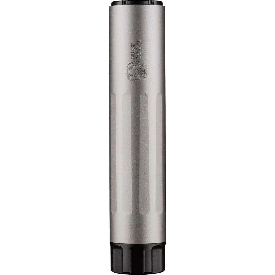 Dead Air Mask HD Suppressor .22LR Silver