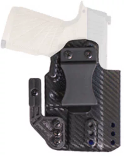 DeSantis Gunhide Persuader, Inside Waistband Holster, Fits Glock 43/43X with or without Optic, Right Hand, Polymer, Carbon Fiber Finish, Black 213KA3TZ0