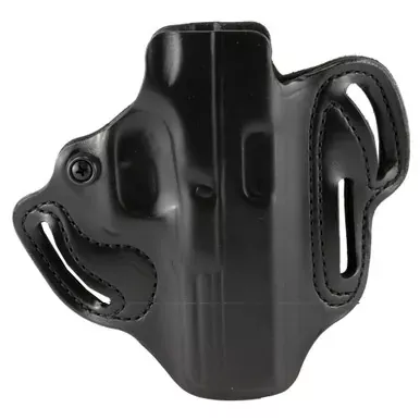 DeSantis Gunhide Speed Scabbard Belt Holster | Fits Glock 17/22 | Right Hand | Black Leather | 002BAB2Z0