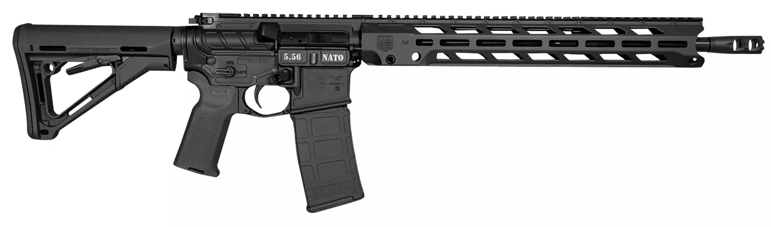 Diamondback DB1784K001 DB155.56x45mm NATO 30+1 16″, Black, 15″ M-Lok Anti-Rotation Handguard, Magpul CTR Stock & K2 Grip, Obsidian Muzzle Brake, Ambi Safety