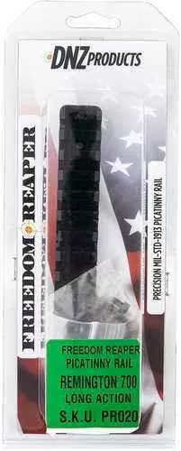 DNZ Freedom Reaper Ruger American 1913 Picatinny Rail Black AFALSEdized Aluminum