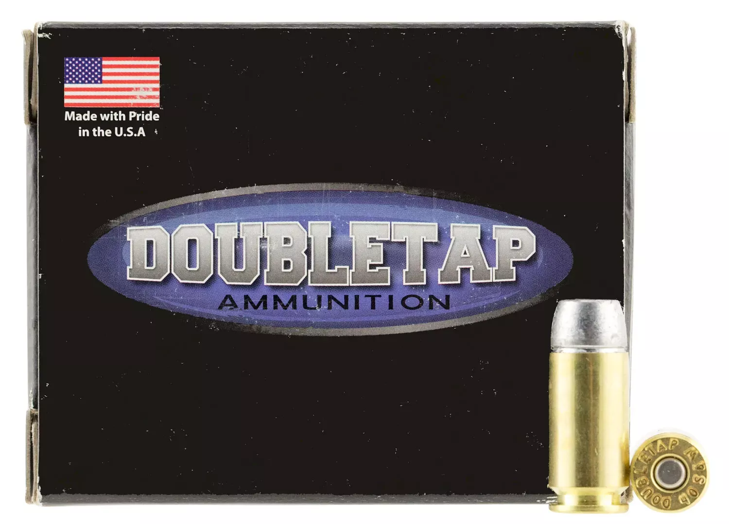 Double Tap Ammunition Hardcast Solid .40 S&W 200Gr Grain Hard cast, 20-Round Box