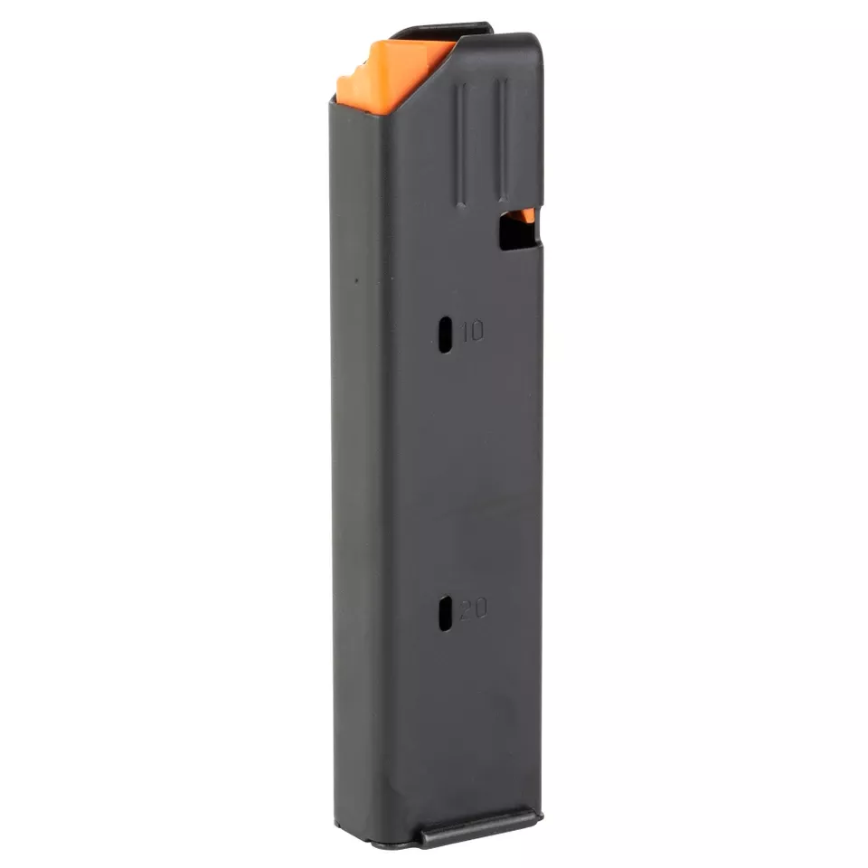 DURAMAG 20-Round 9mm Colt Stainless Steel Black Magazine