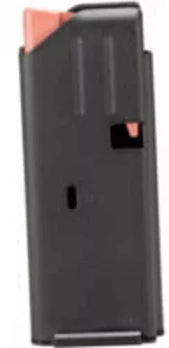 DURAMAG SS Magazine 9MM Colt Pattern 10Rd Black Stainless Steel Fits AR15 Orange AGF Anti-tilt Follower 10090411