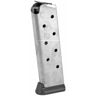 Ed Brown Magazine | 45ACP | 8 Rounds | Fits 1911 | Includes Base Pad | Stainless | Silver | 848