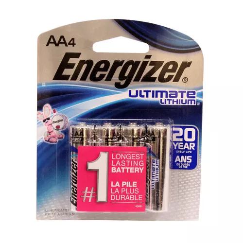 ENERGIZER ULTIMATE LI AA 4PK UPC: 039800035066