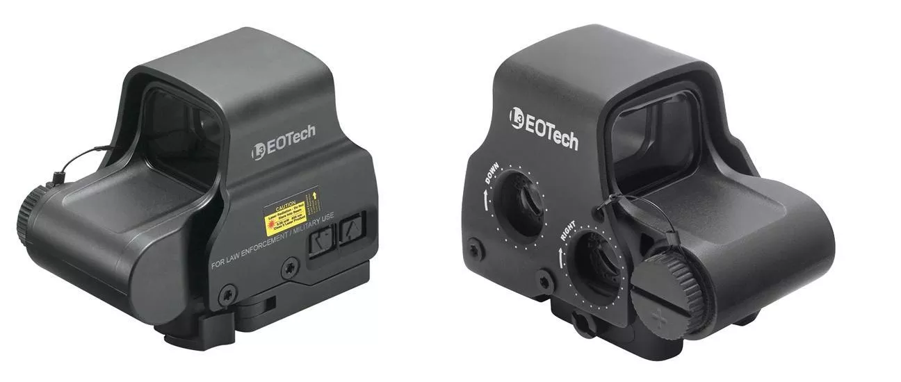 EOTech HWS EXPS3 Holographic Weapon Sight – Night Vision Compatible- -2 68 MOA Ring w/ (2) 1 MOA Dots – Matte