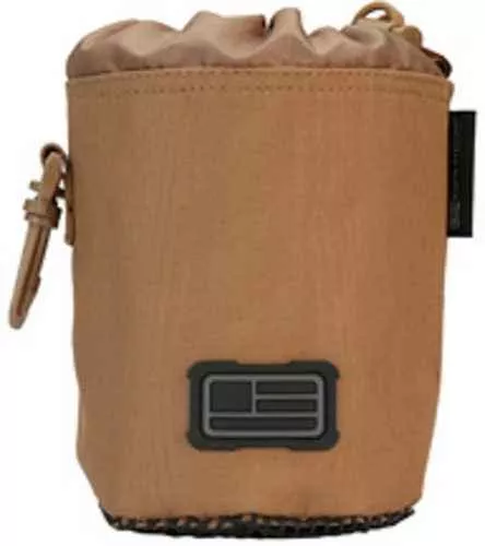 Evolution Outdoor Tactical Brass Bag PolTRUEter Rubber Mesh Bottom Cinch Top Roll-Up Storage Coyote 51323-EV