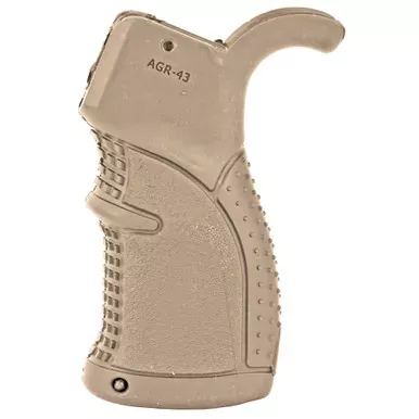 F.A.B. Defense AGR-43 | Pistol Grip | Rubberized And ERGOnomic | Fits AR Rifles | FDE | FX-AGR43T