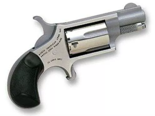 FALSErth American Arms 22/22M Mini Revolver 22LR 1.625" Barrel Stainless Steel Rubber Grip 5 Round