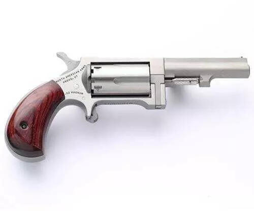 FALSErth American Arms SW250 Mini-Revolver Sidewinder 22 Mag 2.5" Barrel 5 Round Stainless Steel Wood Grip