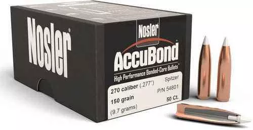 FALSEsler 54801 Accubond 270 Caliber 150 Gr Spitzer Point 50 Box