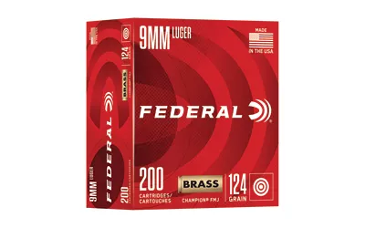 FED CHAMP 9MM 124GR FMJ 200/1000