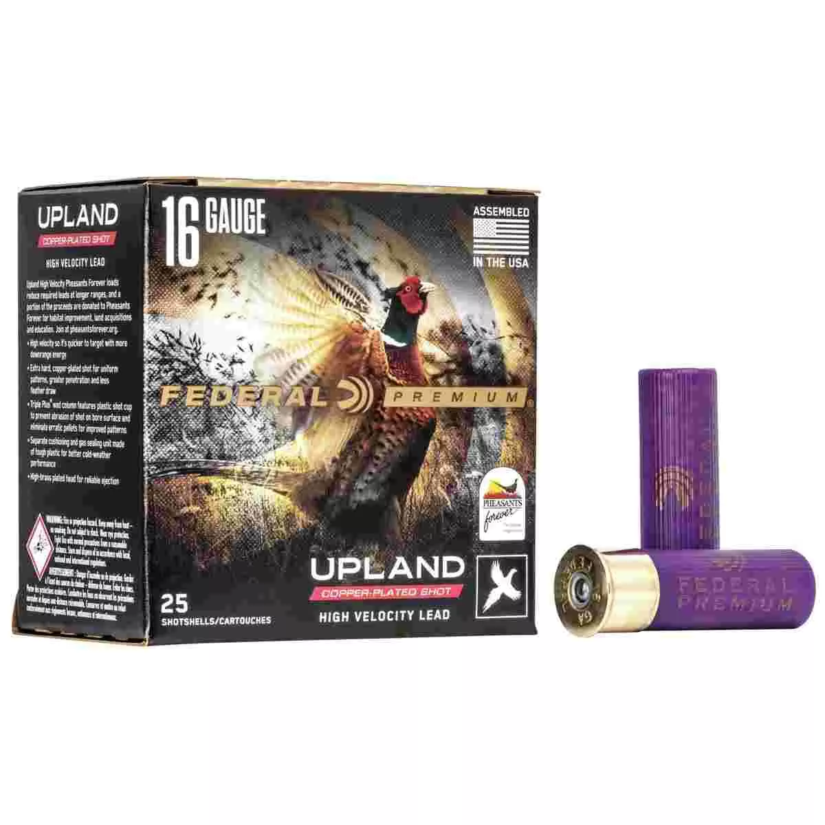 FEDERAL 16GA 2-3/4″ MAX 1-1/8OZ 5 AMMO 25RD